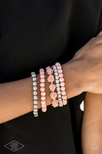 Load image into Gallery viewer, Rose Garden Grandeur - Pink Stretchy Bracelet Paparazzi Accessories