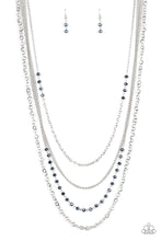 Load image into Gallery viewer, Flickering Lights - Blue Necklace Paparazzi Accessories