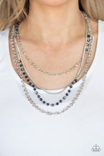 Load image into Gallery viewer, Flickering Lights - Blue Necklace Paparazzi Accessories