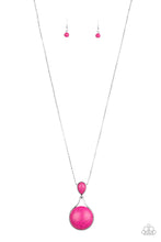 Load image into Gallery viewer, Desert Pools - Pink Stone Necklace Paparazzi Accessories