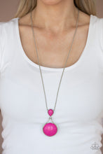Load image into Gallery viewer, Desert Pools - Pink Stone Necklace Paparazzi Accessories