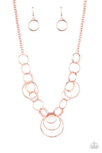 Load image into Gallery viewer, Ringing Relic - Rose Gold Necklace Paparazzi Accessories