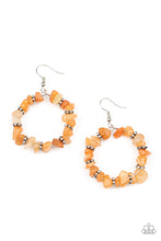 Load image into Gallery viewer, Going for Grounded - Orange Earrings Paparazzi Accessories