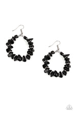 Load image into Gallery viewer, Going for Grounded - Black Stone Earrings Paparazzi Accessories