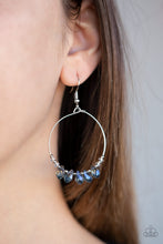 Load image into Gallery viewer, Holographic Hoops - Purple Paparazzi Accessories