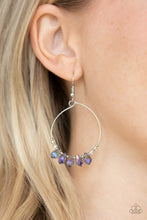 Load image into Gallery viewer, Holographic Hoops - Multi Earrings Paparazzi Accessories