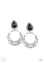 Load image into Gallery viewer, Exotic Escape - Black Clip-On Earring Paparazzi Accessories