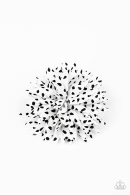 Polka Panache White Hair Clip Paparazzi Accessories