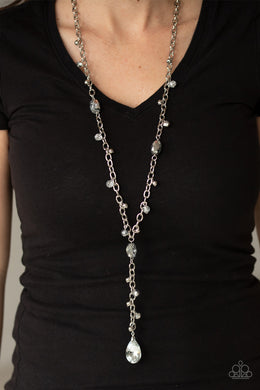 Afterglow Party - Silver Necklace Paparazzi Accessories