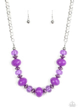 Load image into Gallery viewer, Hollywood Gossip - Purple Necklace Paparazzi Accessories