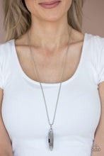 Load image into Gallery viewer, Meteor Shower - Silver Rhinestone Necklace Paparazzi Accessories