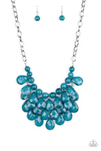 Load image into Gallery viewer, Sorry To Burst Your Bubble - Blue Necklace Paparazzi Accessories