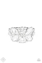 Load image into Gallery viewer, Sparkly State of Mind White Rhinestone Ring Paparazzi Accessories