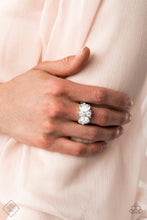 Load image into Gallery viewer, Sparkly State of Mind White Rhinestone Ring Paparazzi Accessories