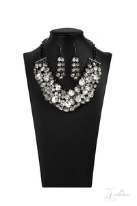 2020 Zi,black,gunmetal,rhinestones,Ambitious Zi Collection Necklace