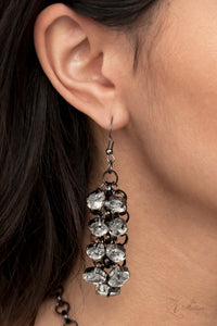 2020 Zi,black,gunmetal,rhinestones,Ambitious Zi Collection Necklace