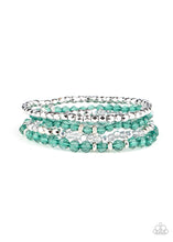 Load image into Gallery viewer, Crystal Crush - Green Bracelet Paparazzi Accessories