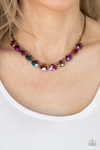 Load image into Gallery viewer, Catch a Fallen Star - Brass Necklace Paparazzi Accessories