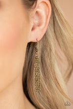 Load image into Gallery viewer, Catch a Fallen Star - Brass Necklace Paparazzi Accessories