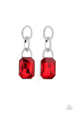 Load image into Gallery viewer, Superstar Status - Red Earrings Paparazzi Accessories