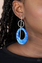 Load image into Gallery viewer, Stellar Stylist Blue Earring Paparazzi Accessories