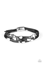 Load image into Gallery viewer, Cut The Cord Black Bracelet Paparazzi Accessories
