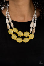 Load image into Gallery viewer, Seacoast Sunset Yellow Necklace Paparazzi Accessories