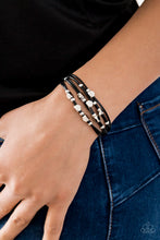 Load image into Gallery viewer, Cut The Cord Black Bracelet Paparazzi Accessories