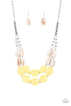 Load image into Gallery viewer, Seacoast Sunset Yellow Necklace Paparazzi Accessories