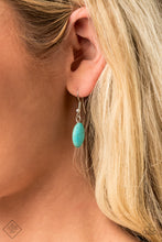 Load image into Gallery viewer, Primitive Blue Stone Necklace Paparazzi Accessories