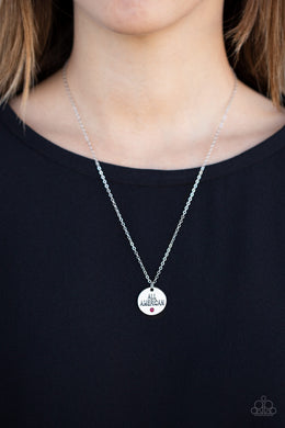 All American, All The Time Red Necklace Paparazzi Accessories