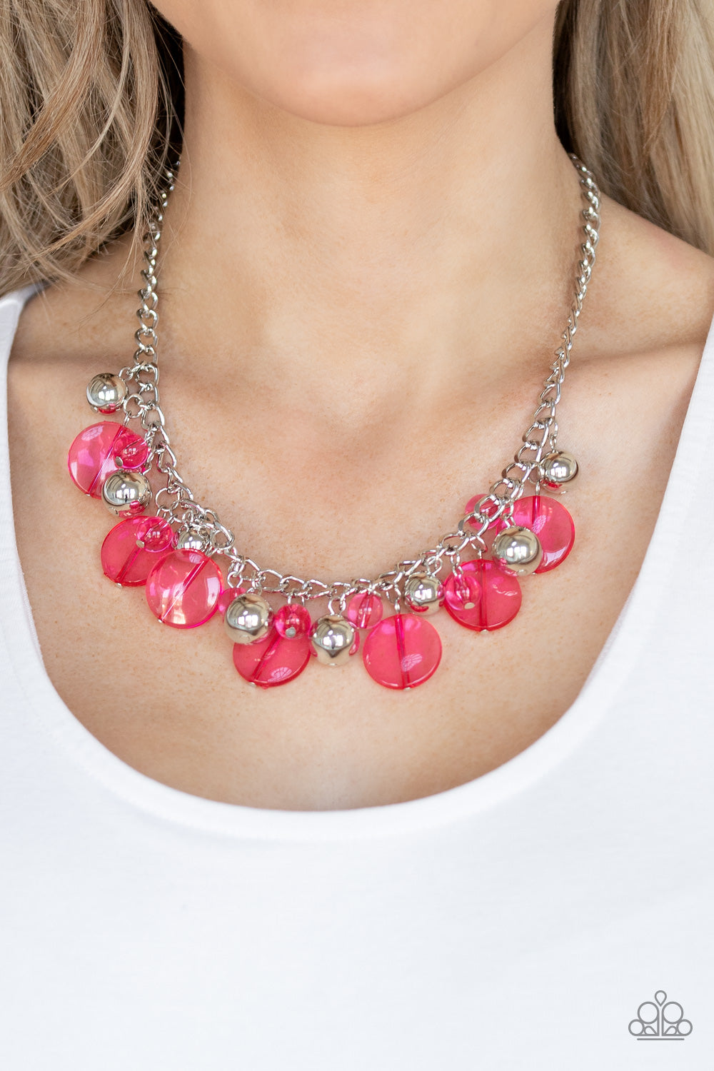 Gossip Glam Pink Necklace Paparazzi Accessories