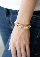 Load image into Gallery viewer, Easy On The ICE - Gold Bracelet Paparazzi Accessories
