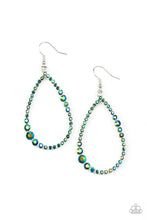 Load image into Gallery viewer, Diva Dimension - Green Earrings Paparazzi Accessories
