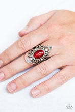 Load image into Gallery viewer, Elegantly Enchanted - Red Cat&#39;s Eye Ring Paparazzi Accessories