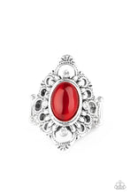 Load image into Gallery viewer, Elegantly Enchanted - Red Cat&#39;s Eye Ring Paparazzi Accessories