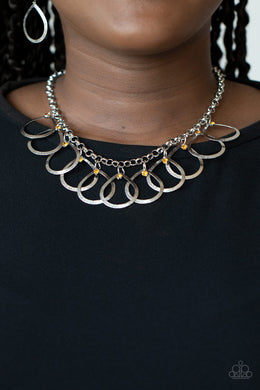 Drop By Drop Yellow Necklace Paparazzi Accessories