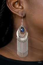 Load image into Gallery viewer, Scattered Storms - Blue Earring Paparazzi Accessories