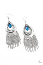 Load image into Gallery viewer, Scattered Storms - Blue Earring Paparazzi Accessories