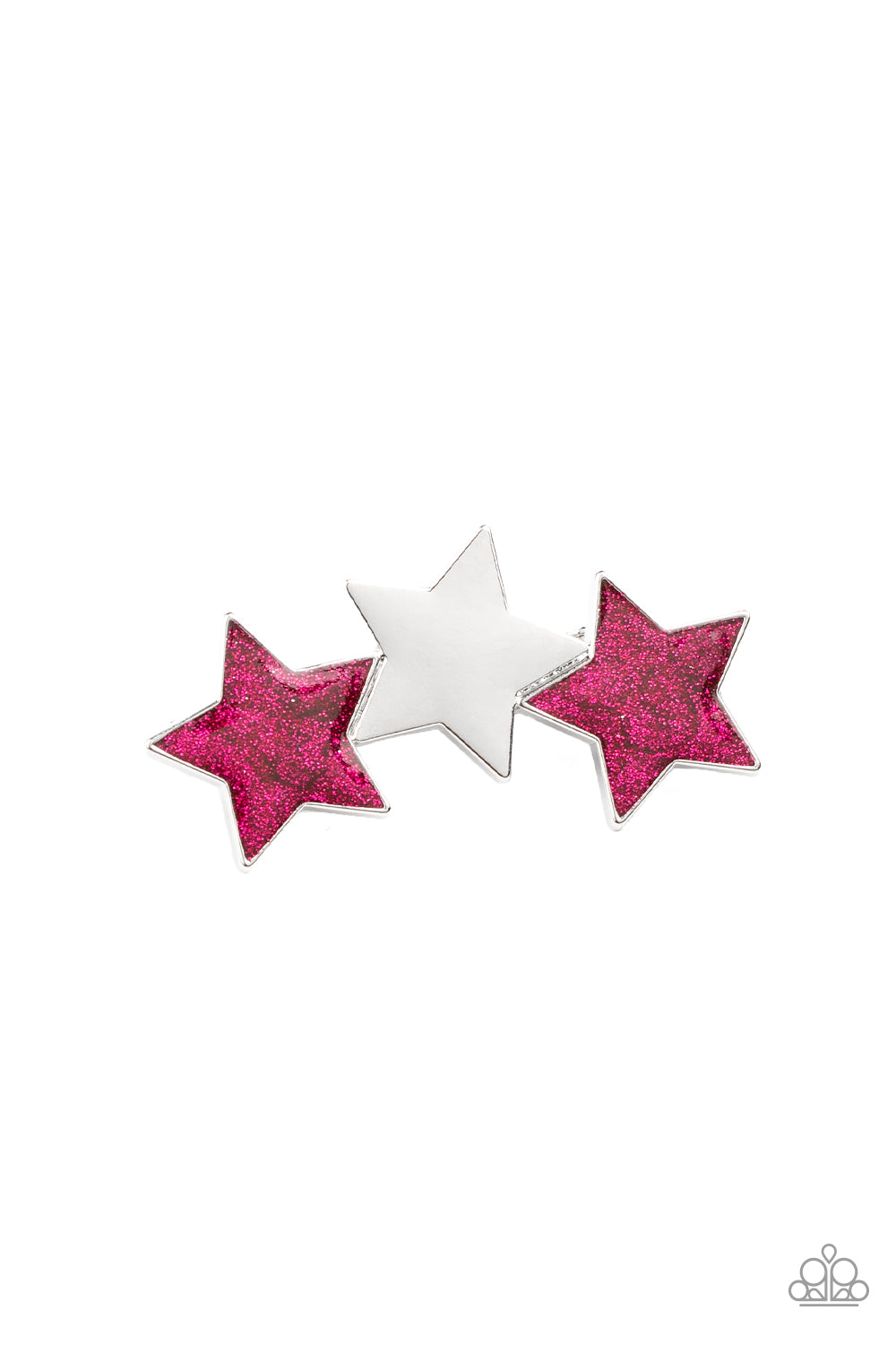 Dont Get Me STAR-ted!- Pink Hair Accessory Paparazzi Accessories