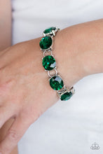 Load image into Gallery viewer, Mind Your Manners - Green Bracelet Paparazzi Accessories