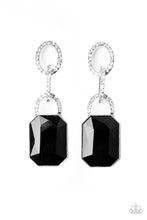 Load image into Gallery viewer, Superstar Status Black Earring Paparazzi Accessories