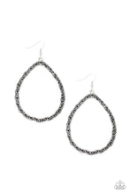 Load image into Gallery viewer, Galaxy Gardens - Black Earrings Paparazzi Accessories