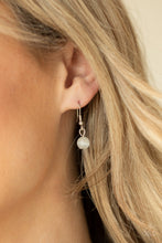 Load image into Gallery viewer, Ethereal Experience - White Cat&#39;s Eye Necklace Paparazzi Accessories