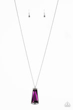 Load image into Gallery viewer, Empire State Elegance - Purple Rhinestone Necklace Paparazzi Accessories