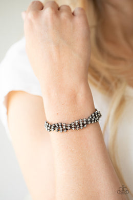 Twists and Turns - Black Bracelet Paparazzi Accessories
