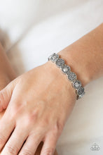 Load image into Gallery viewer, Glamour Garden - Silver Bracelet Paparazzi Accessories