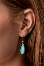 Load image into Gallery viewer, Rural Rapture Blue Turquoise Stone Necklace Paparazzi Accessories