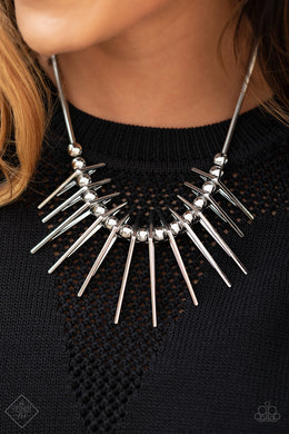 Fully Charged - Silver Necklace Paparazzi Accessories