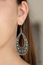 Load image into Gallery viewer, Love To Be Loved Yellow Earring Paparazzi Accessories